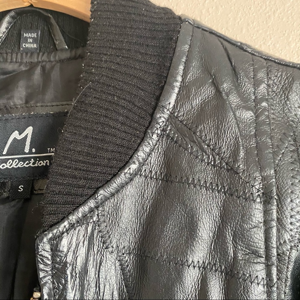 M Collection Leather Jacket - Picture 2 of 16
